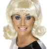 1960s Flick Up Blonde Wig