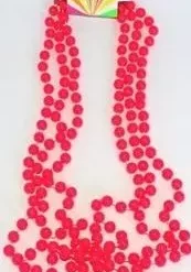 1980s Beads Neon Pink