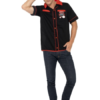 50s Strike It Lucky Bowling Shirt Mens Costume