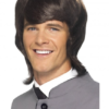 60s Male Mod Wig Brown