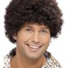 70s Disco Dude Brown Wig