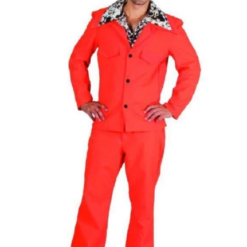 70s Leisure Suit Orange