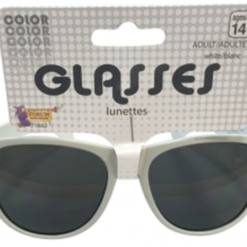 80s White Glasses