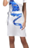 Abba Blue Cat Dress Plus Size Costume