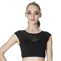 Activate Crop Top Womans Black Studio 7