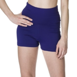 Activate High Waisted Shorts Girls Deep Purple Studio 7