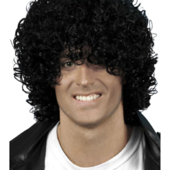 Afro Wet Look Black Wig