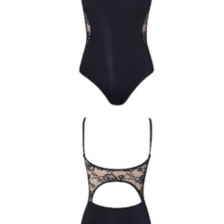 Alice Lace Leotard Womans Black Energetiks