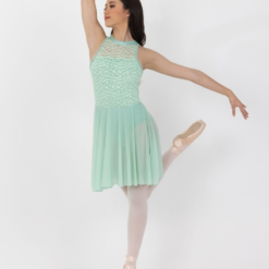 Amelia Lyrical Dress Girls Soft Mint Studio7