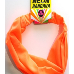 Bandana Headband Neon Orange