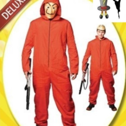 Bank Robber Costume Mens