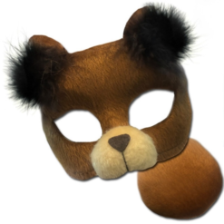 Bear Mask And Tail Set