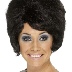 Beehive Black Wig