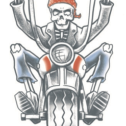 Biker Born To Ride Tattoo