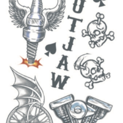 Biker Outlaw FX Tattoo Set