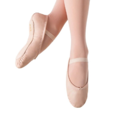 Bloch Dansoft Leather Ballet Shoe Girls Pink Width (C)