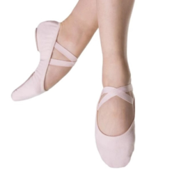 Bloch Performa Stretch Canvas Ballet Shoe Girls Theatrical Pink Width (B)