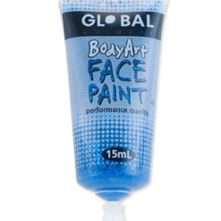 Bodyart Paint 15ml Blue Glitter