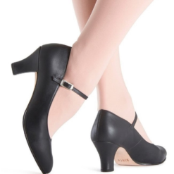 Cabaret Stage Shoes Womans Black Bloch