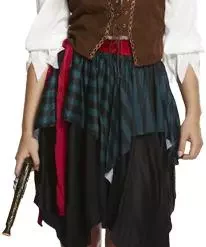 Carribean Pirate Costume Womans Plus SIze