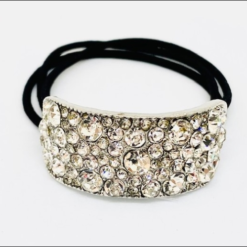 Charlize Crystal Pony Tail Silver KySienn