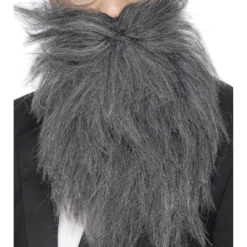 Crazy Scientist Long Beard And Moustache Grey