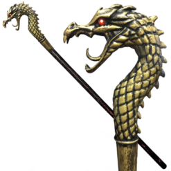 Dragon Staff Gold