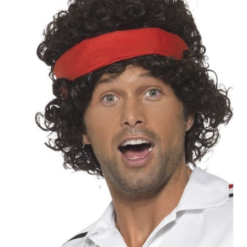 Eighties Tennis Player Wig