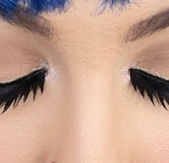 Eyelashes Jagged Black