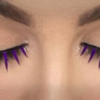 Eyelashes Purple With Pink Daisy
