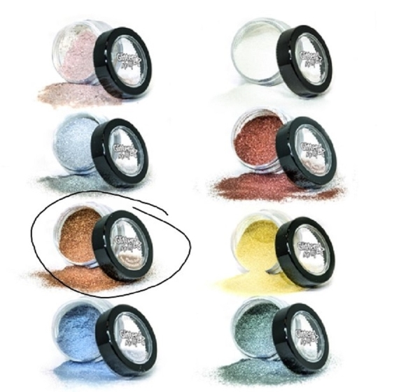 Fine Glitter Plastic Free Bio Degradable Marigold - Image 2