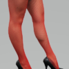 Fishnet Stockings Red