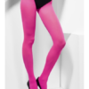 Footed Opaque Stockings Pink