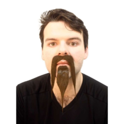 Fu Manchu Deluxe Mo And Brown Beard