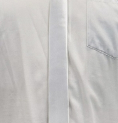 Gangster Skinny Tie White