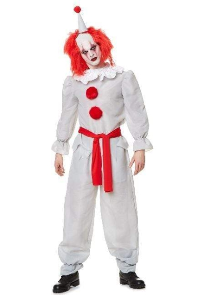 "IT" Horror Clown Mens Plus Size Costume