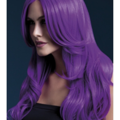 Khloe Fever Wig Neon Purple