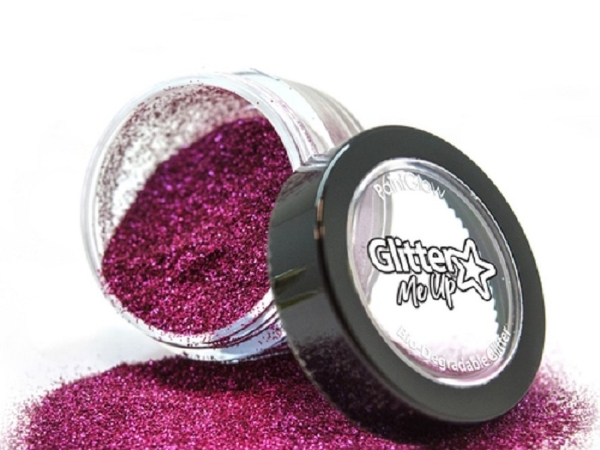 Loose Fine Glitter Bio Degradable Chiffon Rose