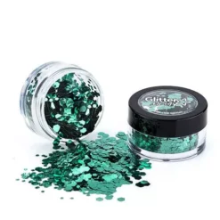 Metallic Chunky Green Glitter