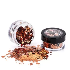 Metallic Chunky Rose Glitter