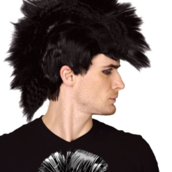 Mohawk Wig Black