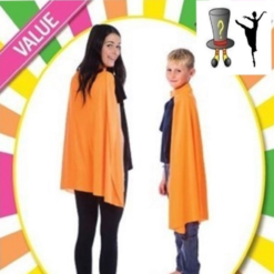 Neon Orange Kids Cape