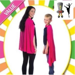 Neon Pink Kids Cape