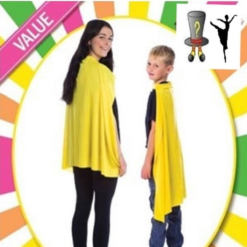 Neon Yellow Kids Cape