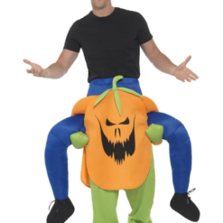 Pumpkin Piggyback Adult Costume