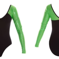 Sophie Leotard Fluro Lime Womans