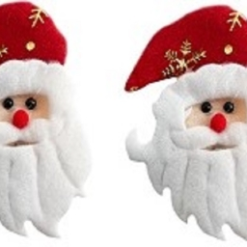 Xmas Headband Santa Head With Big Beard